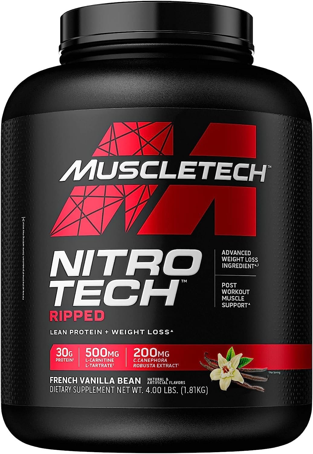 MuscleTech Nitro-Tech Ripped | Lean Whey Protein Powder/Isolate & Platinum Multivitamin MuscleTech Au supplements