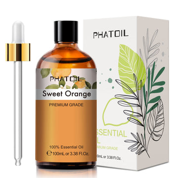 PHATOIL Sweet Orange Essential Oil 100ML, Pure Premium Grade Sweet Orange Essential PHATOIL Au supplements