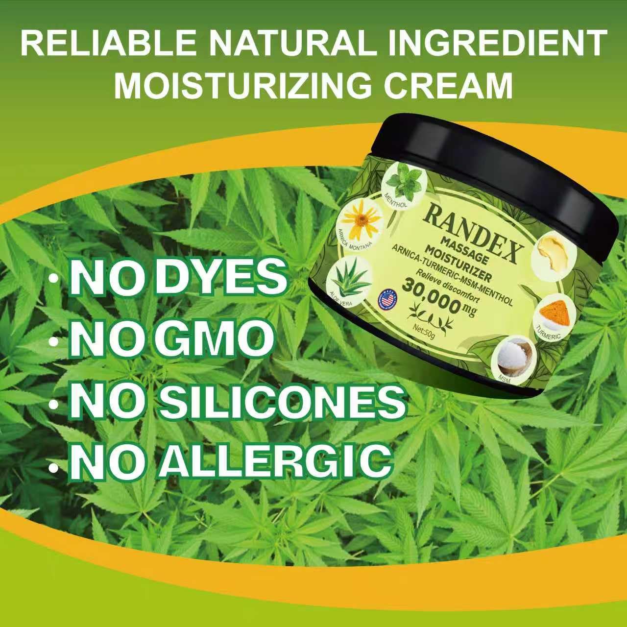 RANDEX 30000MG Organic Massage Moisturizer - Muscles,Joints,Knees, Shoulders,Body, Extra Strength- Natural RANDEX Au supplements