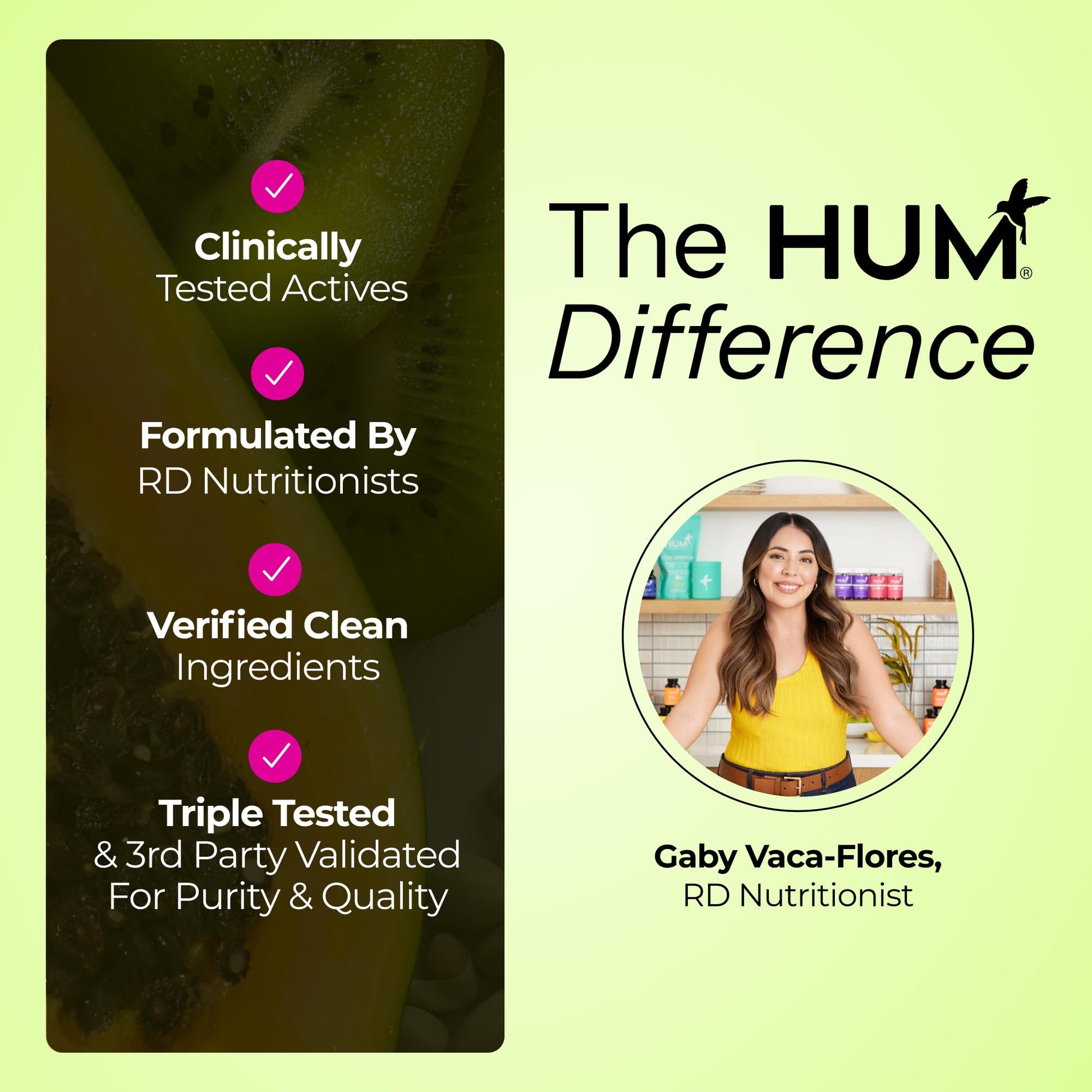 HUM Celery Juice Fiber Gummies for Adults, First Prebiotic Celery Juice Gummy, Gluten Free Fiber Supplement Supports Detoxification, Gut Health, Greens Gummies, Chlorophyll & Prebiotic Fiber, 60 Count HUM Au supplements