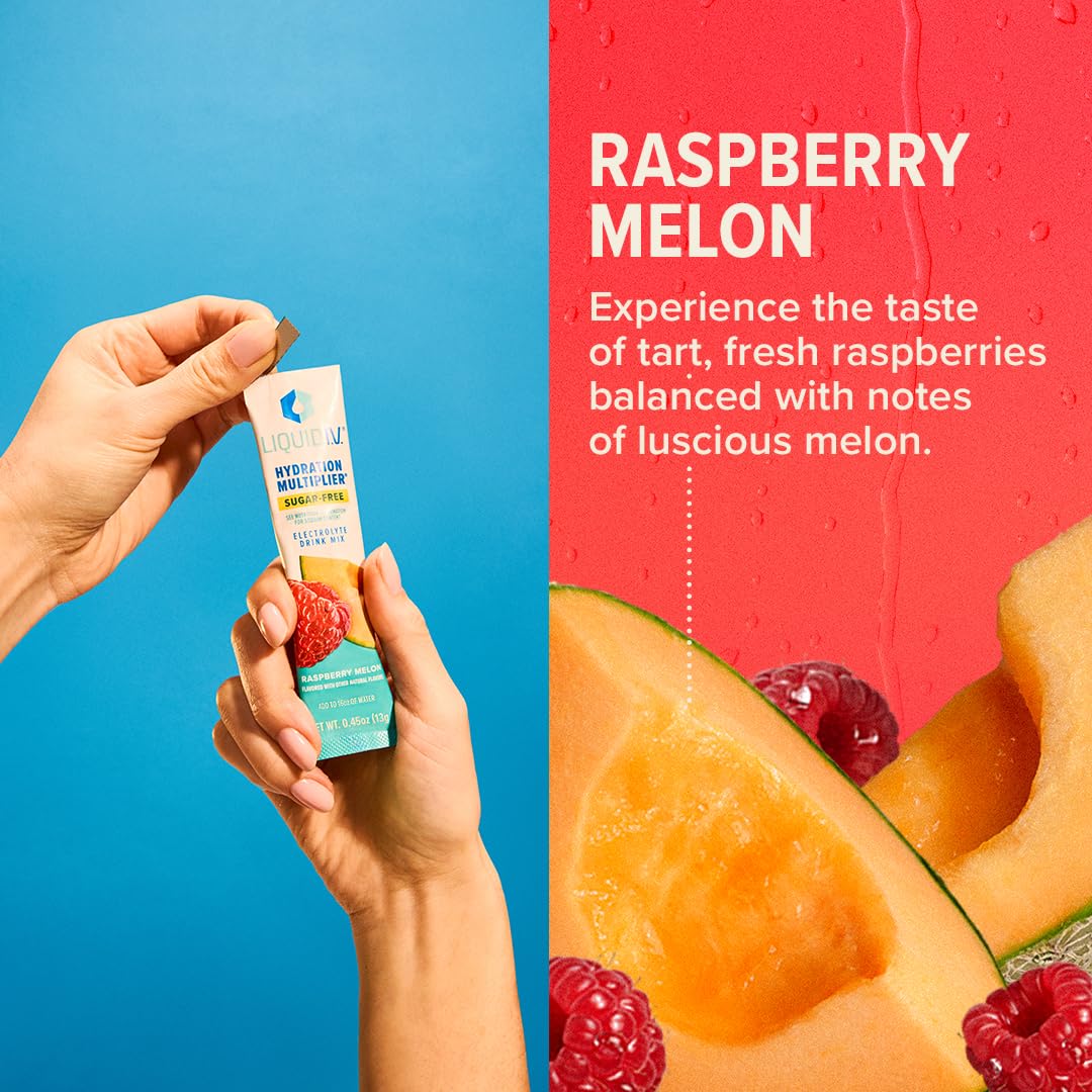 Liquid I.V. Sugar-Free Hydration Multiplier - Raspberry Melon – Hydration Powder Packets Liquid I.V. Au supplements