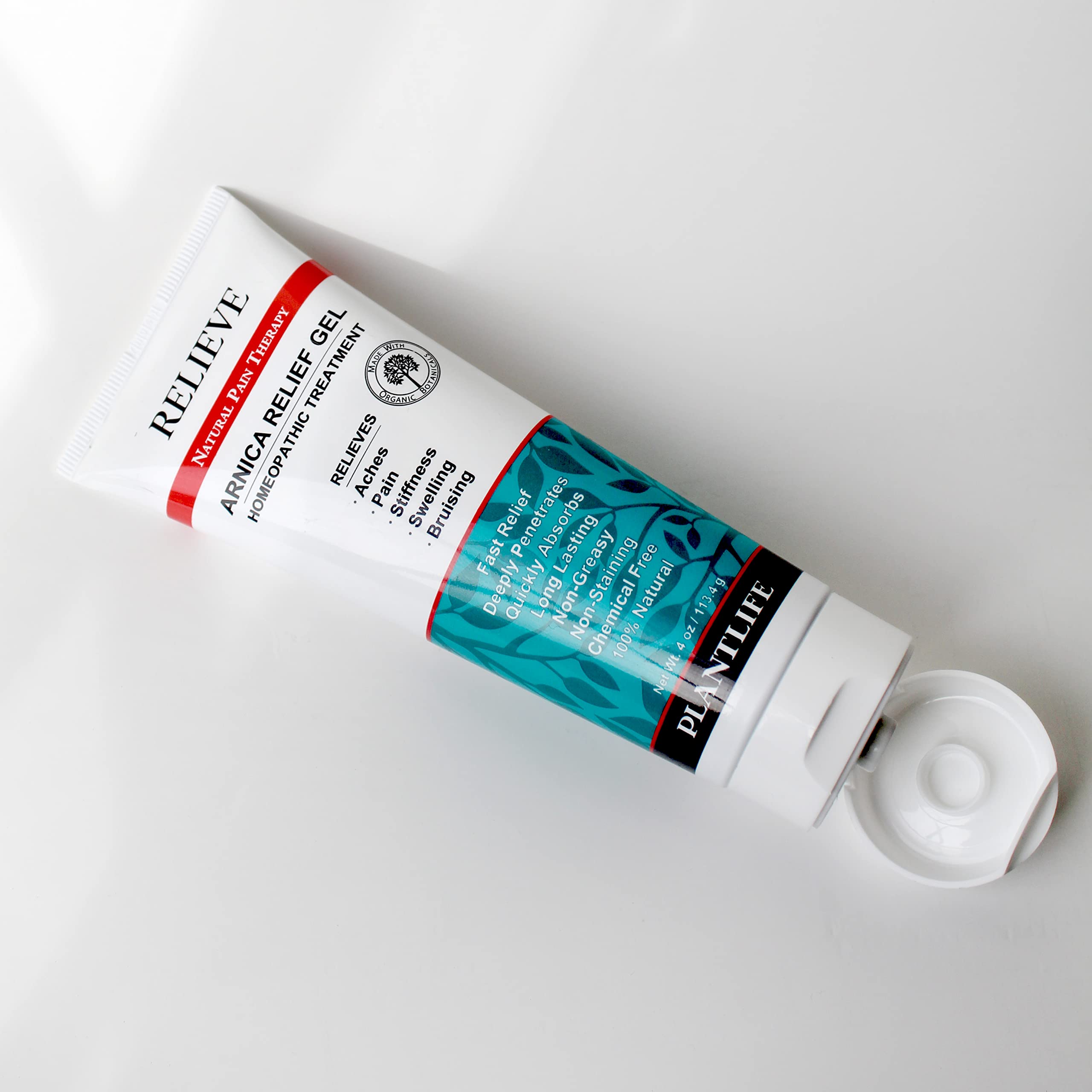 Plantlife Arnica Relieve Gel - Made with Arnica and 100% Pure Essential Oils - Relieve Products are a Homeopathic Solution for Everyday Use - Works Quickly and Effectively - Made in California Plantlife Au supplements