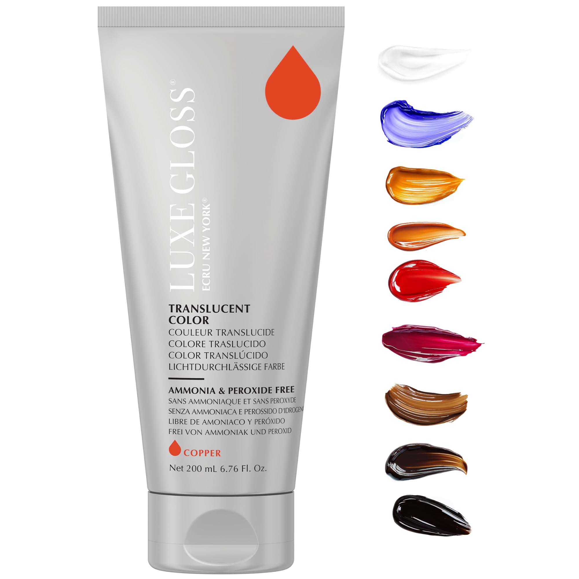 ECRU New York LUXE GLOSS Hair Gloss for Enhanced Color and Glass-Like Shine, Copper Ecru New York Au supplements