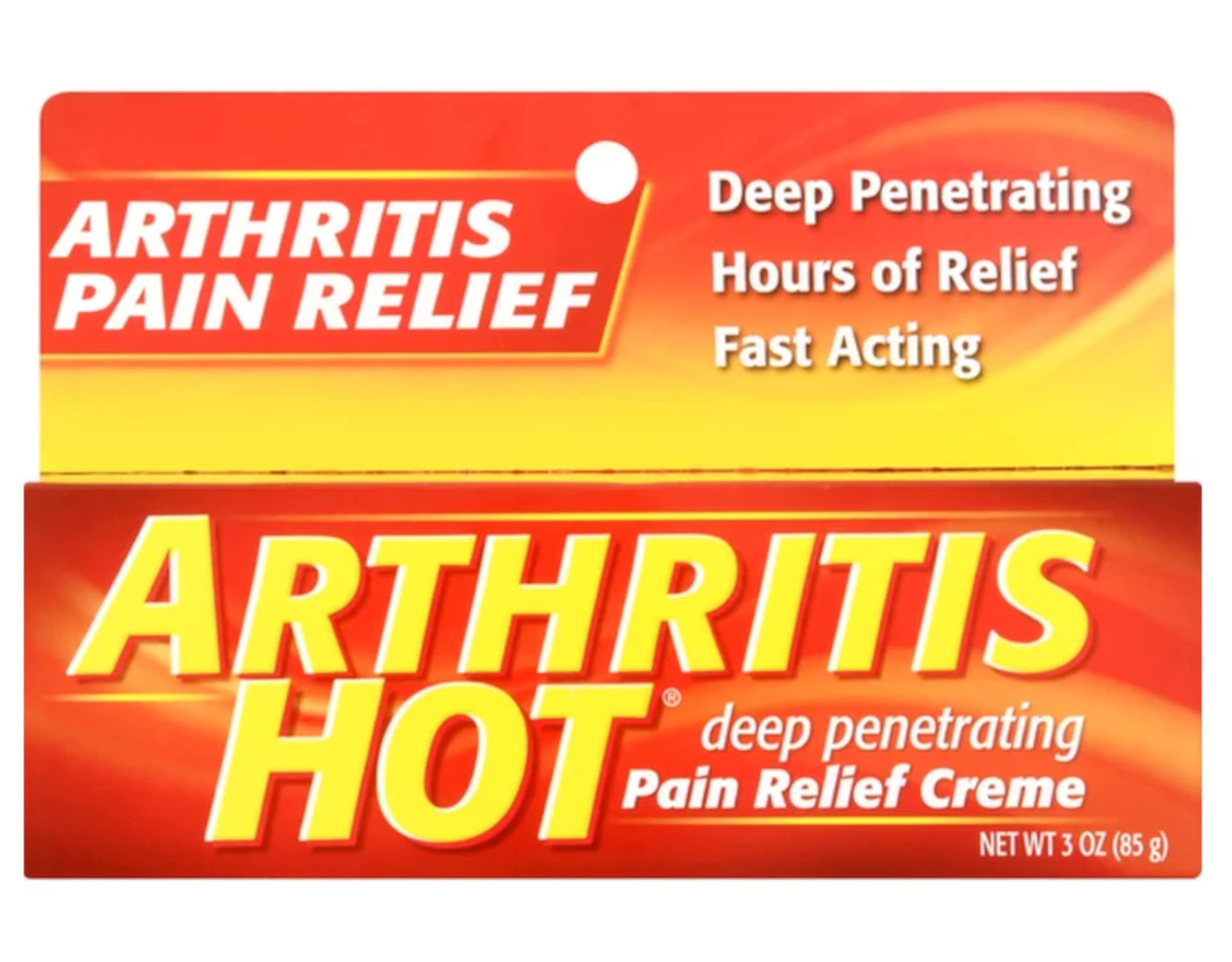 Arthritis Hot Pain Relief Creme 3 oz (Pack of 4) Arthritis Hot Au supplements