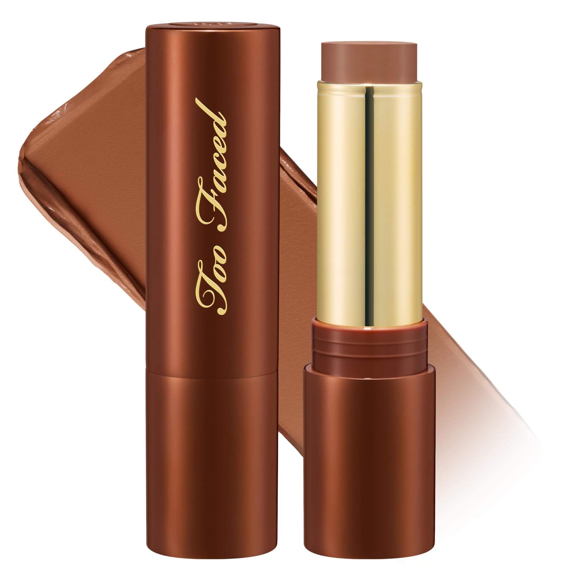 Too Faced Chocolate Soleil Melting Bronzing & Sculpting Stick | Multi-Use, Contour + Cream Bronzer Stick | Lightweight, Satin-Finish with Buildable Coverage, 0.28 Ounce, 0.28 Ounce, Chocolate Souffle Too Faced Au supplements