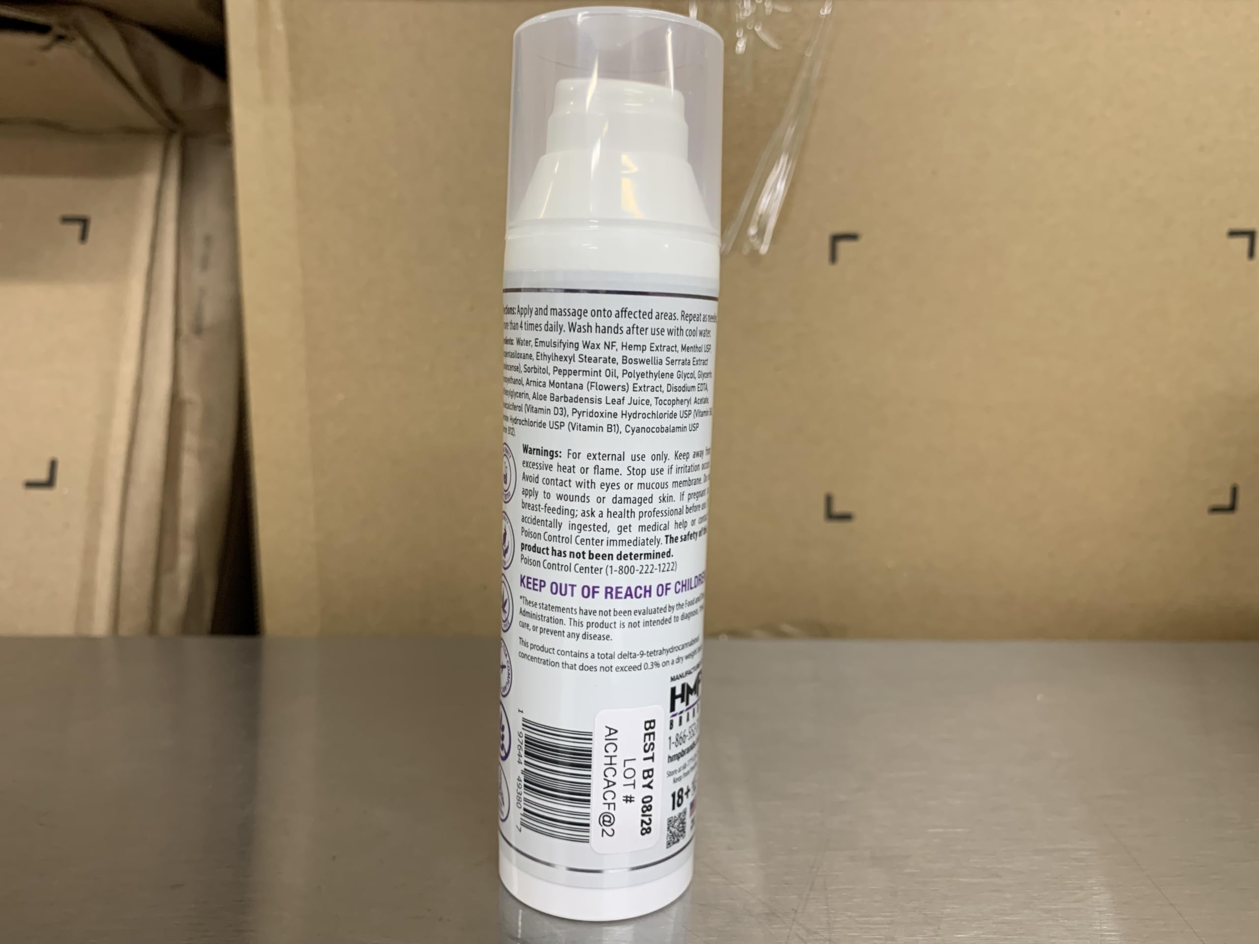 HMP BRANDS Neuropathy Cream Nerve Hemp Cream 2000mg Maximum Strength for Feet, Hands, Legs, Toes, Back. Natural Arnica, Vitamin D3 B1 B6 B12 w Menthol, Made in USA 2.1oz HMP BRANDS Au supplements