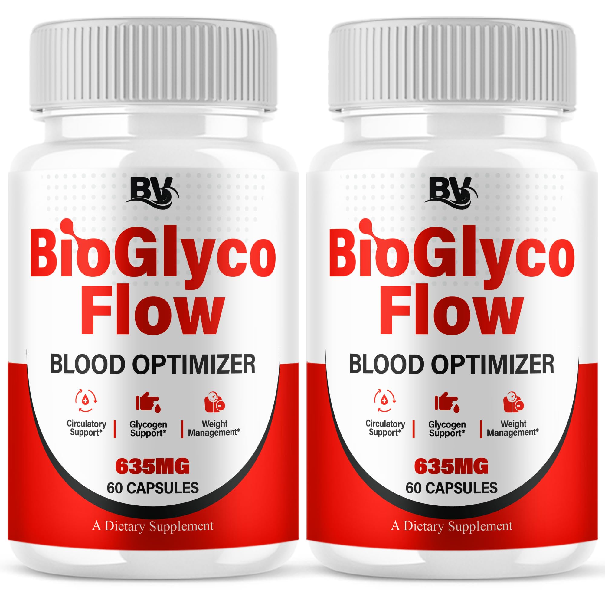 BioGlyco Flow Advanced Daily Multivitamin Health Support and All Natural Wellness Supplement Formula, BioGlyco Flow Premium Health and Wellness Support Formula Supplement (2 Pack - 120 Capsules) BLUE VIBE Au supplements