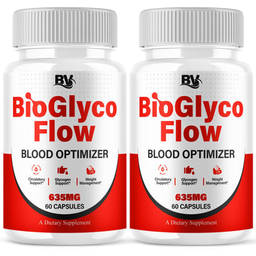 BioGlyco Flow Advanced Daily Multivitamin Health Support and All Natural Wellness Supplement Formula, BioGlyco Flow Premium Health and Wellness Support Formula Supplement (2 Pack - 120 Capsules) BLUE VIBE Au supplements