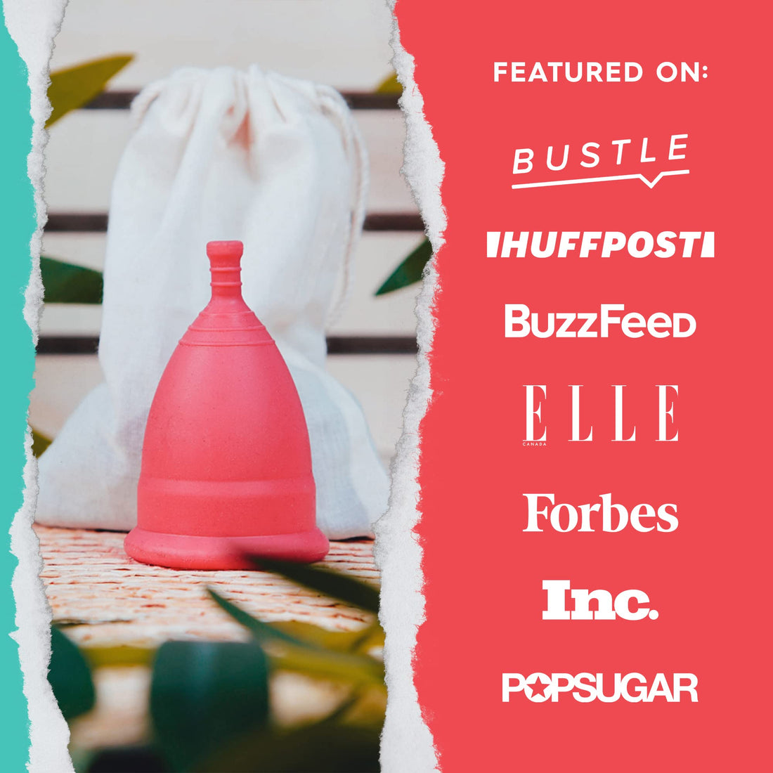 Tampon Tribe - Reusable Menstrual Cup, Easy to Clean TPE-Based Period Essential, Silicone-Free