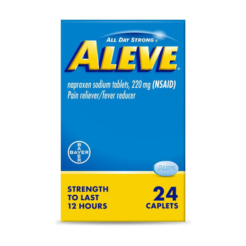 Aleve Pain Relief Naproxen Sodium Caplets ‐ 24 Count Aleve Au supplements