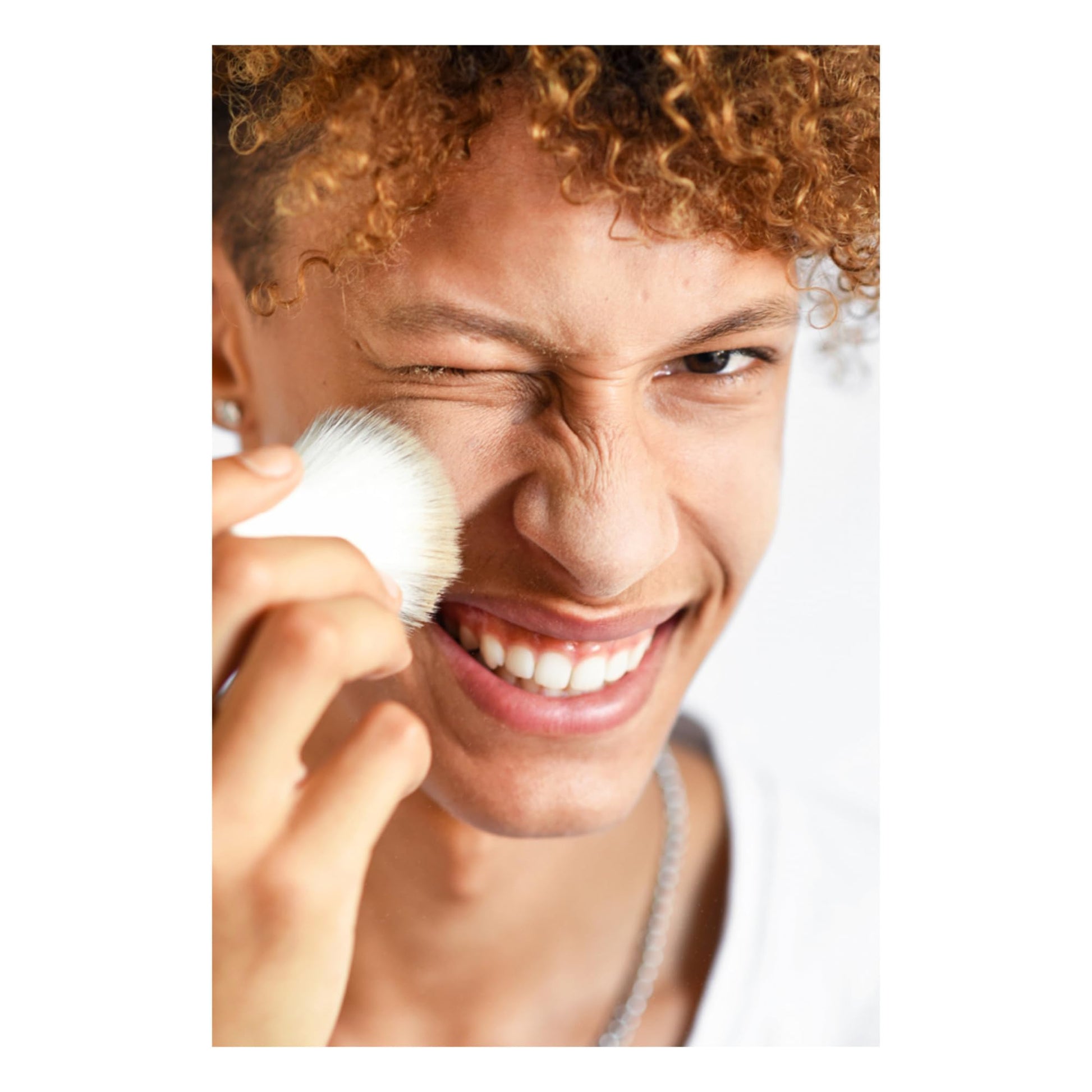 Ere Perez - Natural Eco Vegan Kabuki Makeup Brush | Multipurpose For Powder + Cream | Vegan Nylon Bristles, Cruelty-Free, Clean Beauty Ere Perez Au supplements