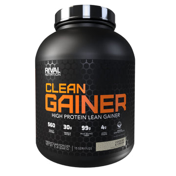 Rivalus Clean Gainer - Cookies & Cream, 5lbs Rivalus Au supplements