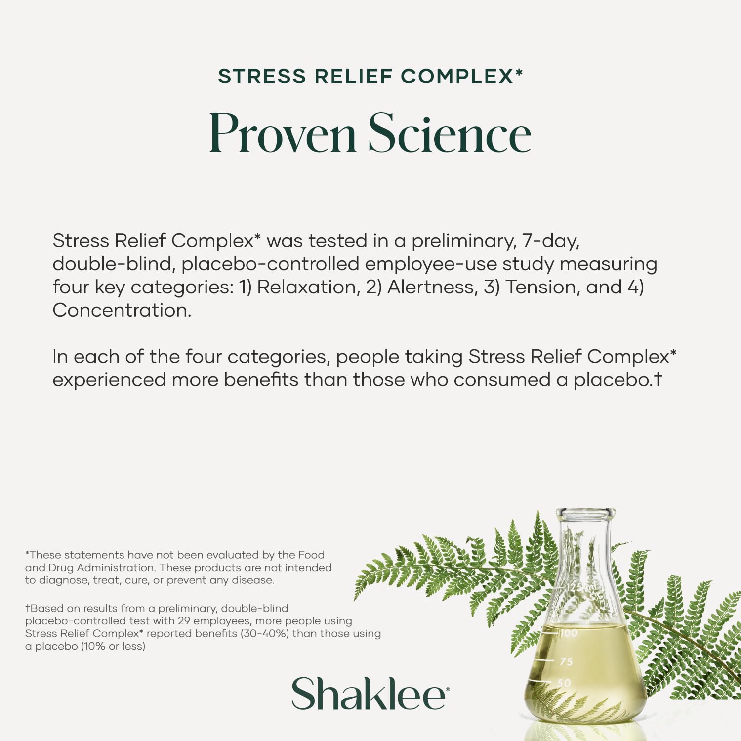 Shaklee - Stress Relief Complex - Calming Blend of L-theanine, Ashwagandha, Beta-sitosterol, and L-tyrosine - Promotes Relaxation without Drowsiness - 1 Caplet Daily - Adults Supplement - 30 Caplets Shaklee Au supplements