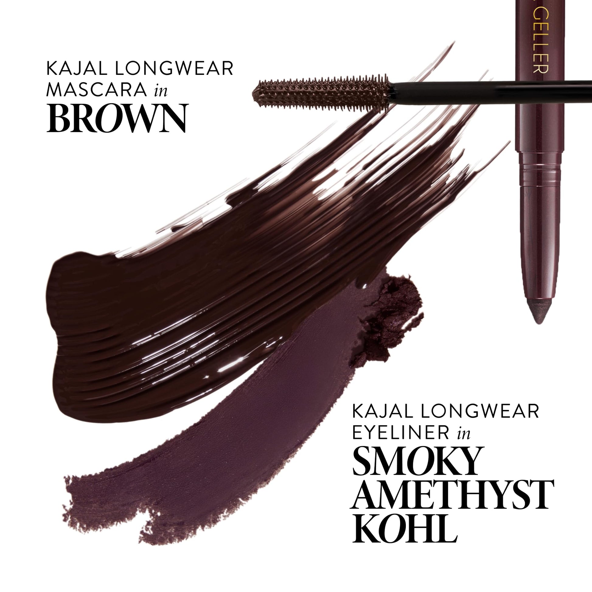 LAURA GELLER NEW YORK Kajal Longwear Mascara, Brown - Lengthening, Defining, Curling, Buildable Formula Eye Makeup - Natural Look for Everyday LAURA GELLER NEW YORK Au supplements
