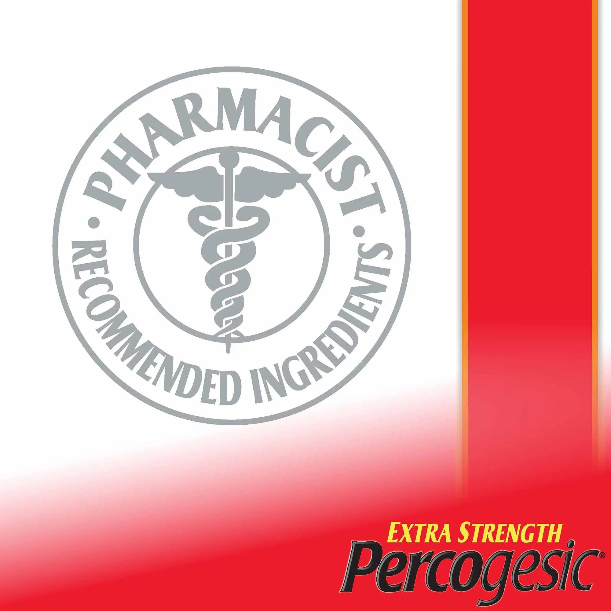 Percogesic Extra Strength Acetaminophen & Diphenhydramine Pain Relief, Fast-Acting Aspirin-Free Fever Reducer & Antihistamine, 60 Count Percogesic Au supplements