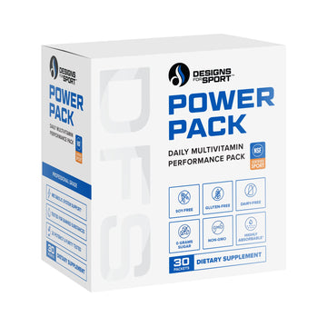 Designs for Sport Vitamin Packs - NSF Certified for Sport Power Pack with Daily Multivitamin, Fish Oil Omega-3, Magnesium Glycinate & Vitamin D3 + K - Athlete's Supplement Stack (30 Packets) Designs for Sport Au supplements