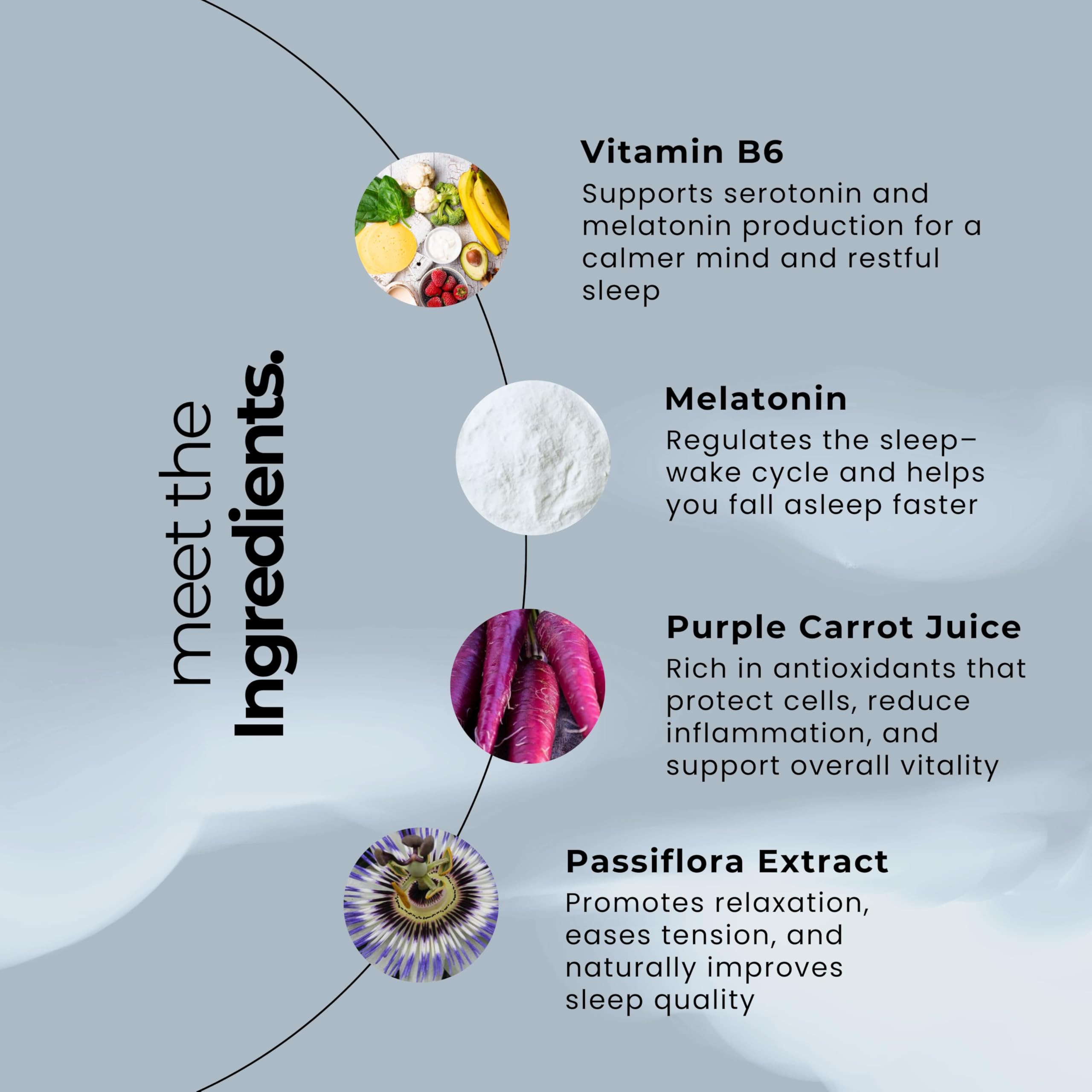 Up&Down Supplements Sleep Well Gummies | Deeper Sleep, Relaxation, Rest & Recovery Support | Melatonin, Vitamin B6 & Passionflower | Made in USA | Vegan, Non-GMO, Gluten Free | 60 Sleep Gummies Up&Down Supplements Au supplements