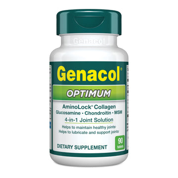 Genacol Optimum – Glucosamine, Chondroitin, MSM and Ultra-Hydrolyzed Collagen Tablets, Maintains Healthy Joints, Protects & Lubricate Cartilage, 90 Tablets (30-Day Supply) Genacol Au supplements