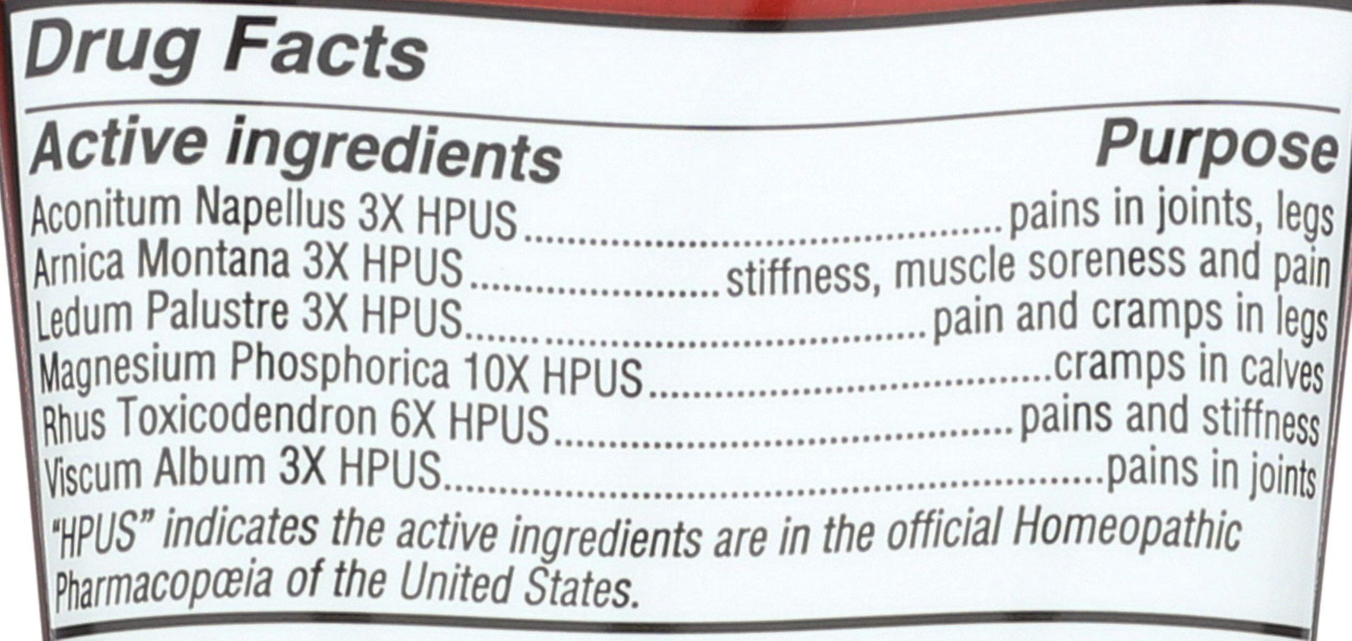 Hylands Homeopathic Leg Cramps - Ointment - 2.5 oz Hyland's Au supplements