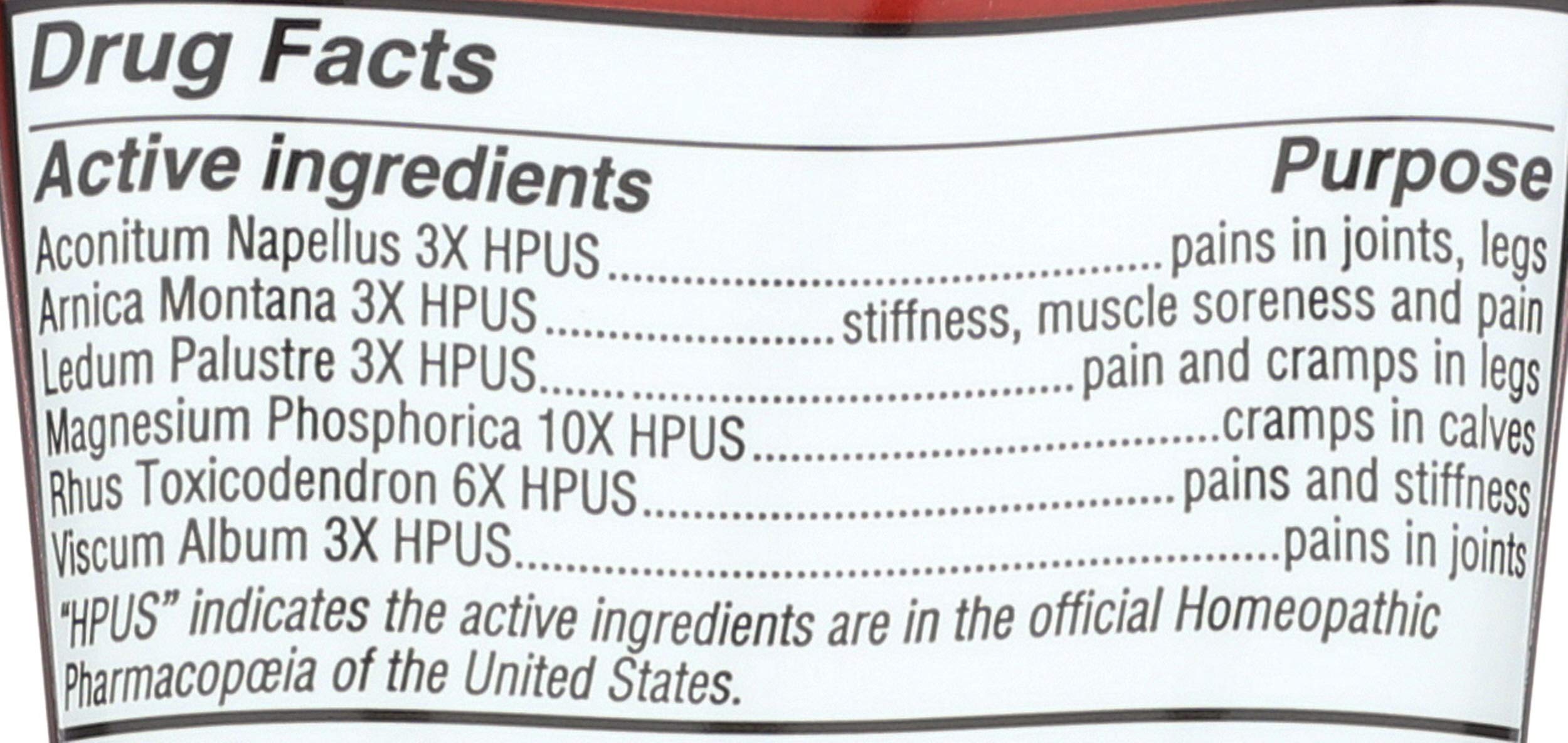 Hylands Homeopathic Leg Cramps - Ointment - 2.5 oz Hyland's Au supplements