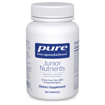 Pure Encapsulations Junior Nutrients - Kids & Teens Multivitamin - Without Iron - with Calcium, Vitamin D3 & Vitamin C - Non-GMO & Vegetarian - 120 Capsules Pure Encapsulations Au supplements