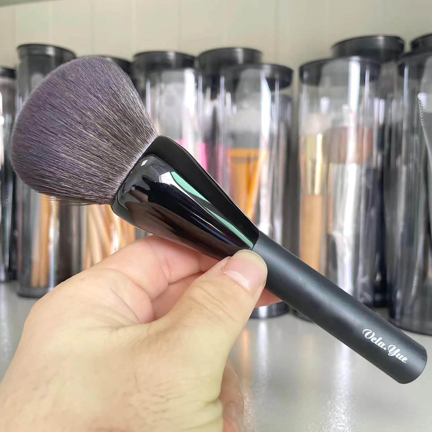 Vela.Yue Large Powder Brush Soft Face Loose Mineral Foundation Blusher Bronzer Makeup Brush Vela.Yue Au supplements