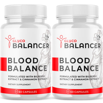(2 Pack) Glyco Balancer Capsules, Official GlycoBalancer Health Support Pills with All Natural Ingredients, Glyco Balancer Advanced Health Support with Premium Vitamins for Women & Men (120 Capsules) MJO Au supplements