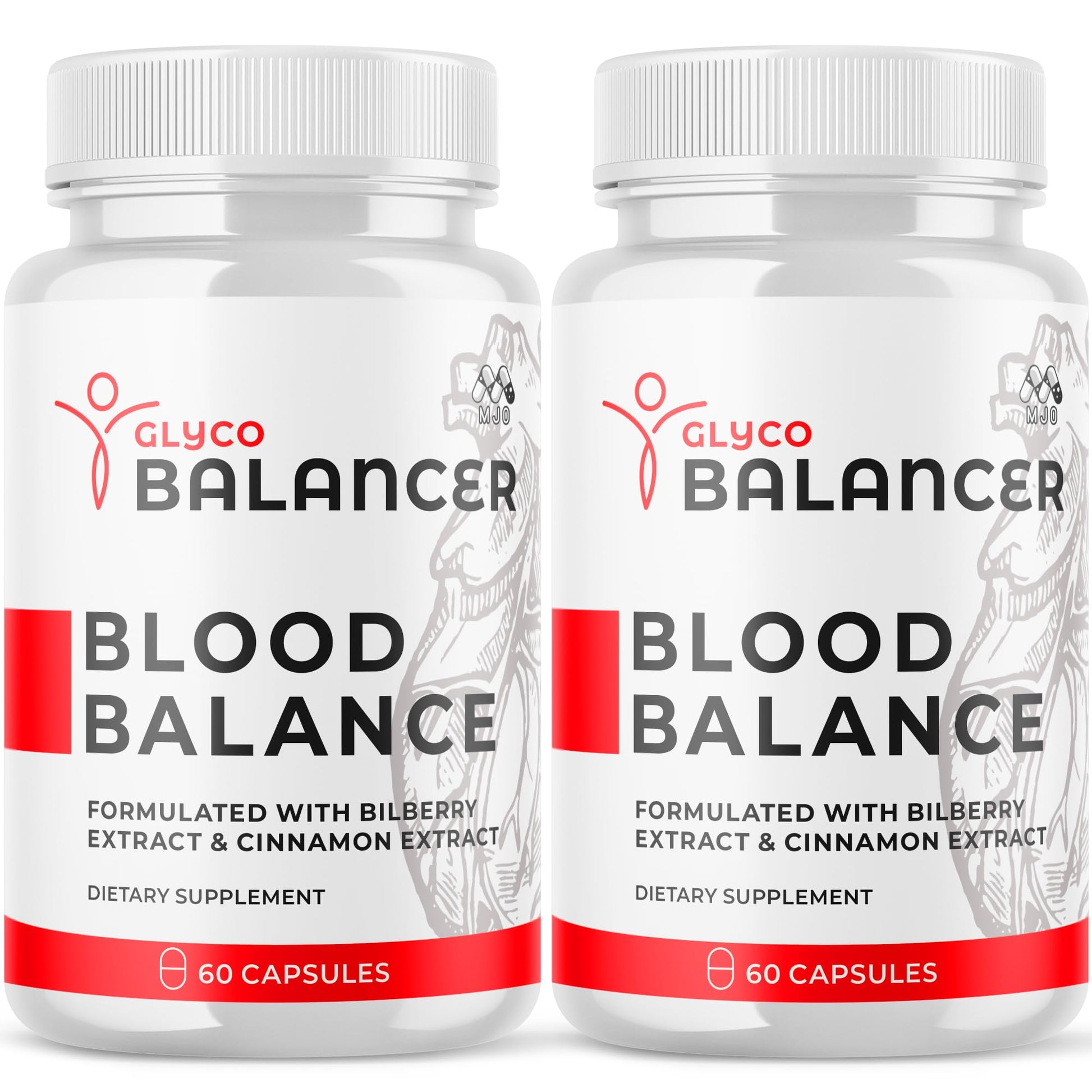 (2 Pack) Glyco Balancer Capsules, Official GlycoBalancer Health Support Pills with All Natural Ingredients, Glyco Balancer Advanced Health Support with Premium Vitamins for Women & Men (120 Capsules) MJO Au supplements