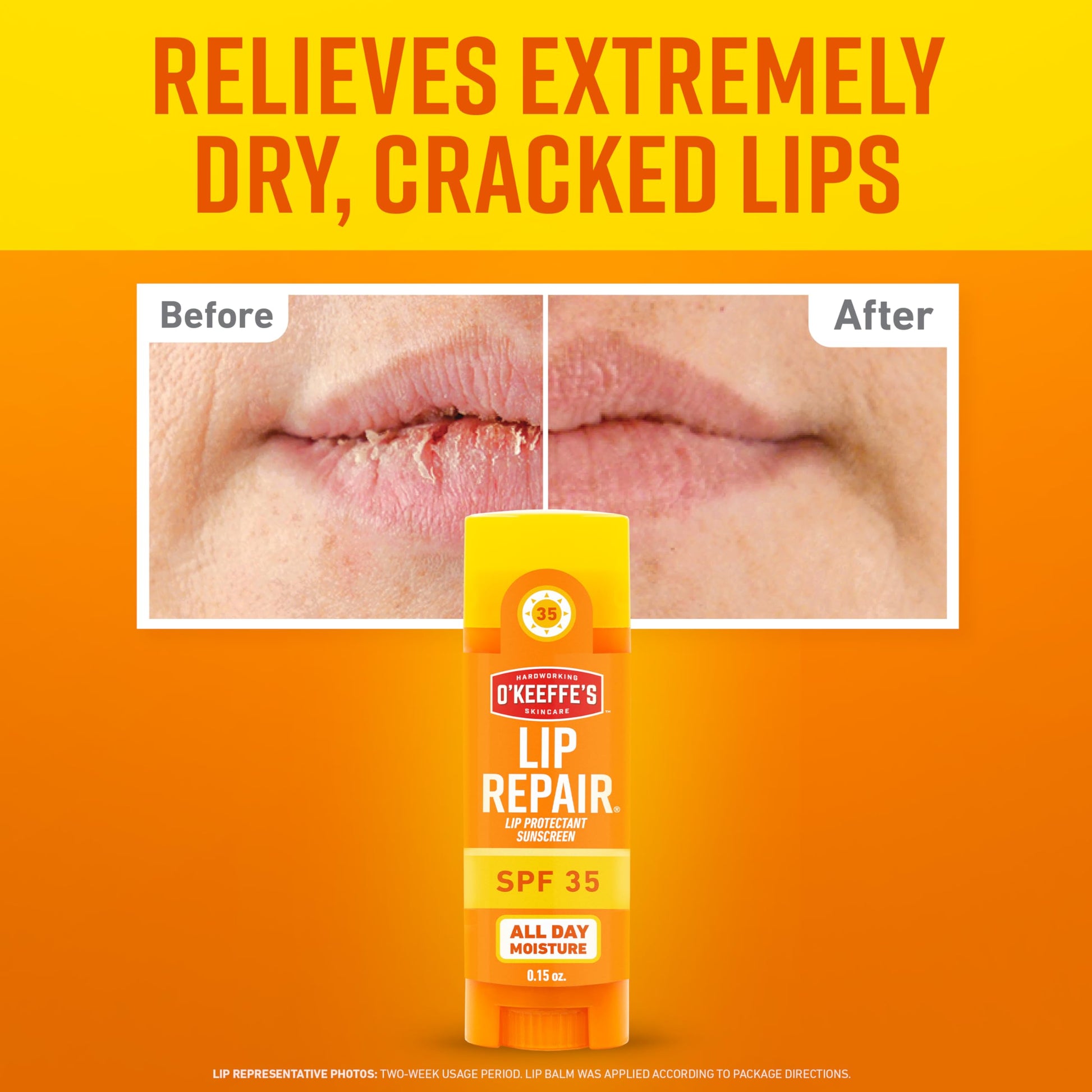 O'Keeffe's Lip Repair SPF 35 Lip Balm - Stick (3 Pack) - Sun-Safe Moisturizer for Extremely Cracked, Dry Lips O'Keeffe's Au supplements