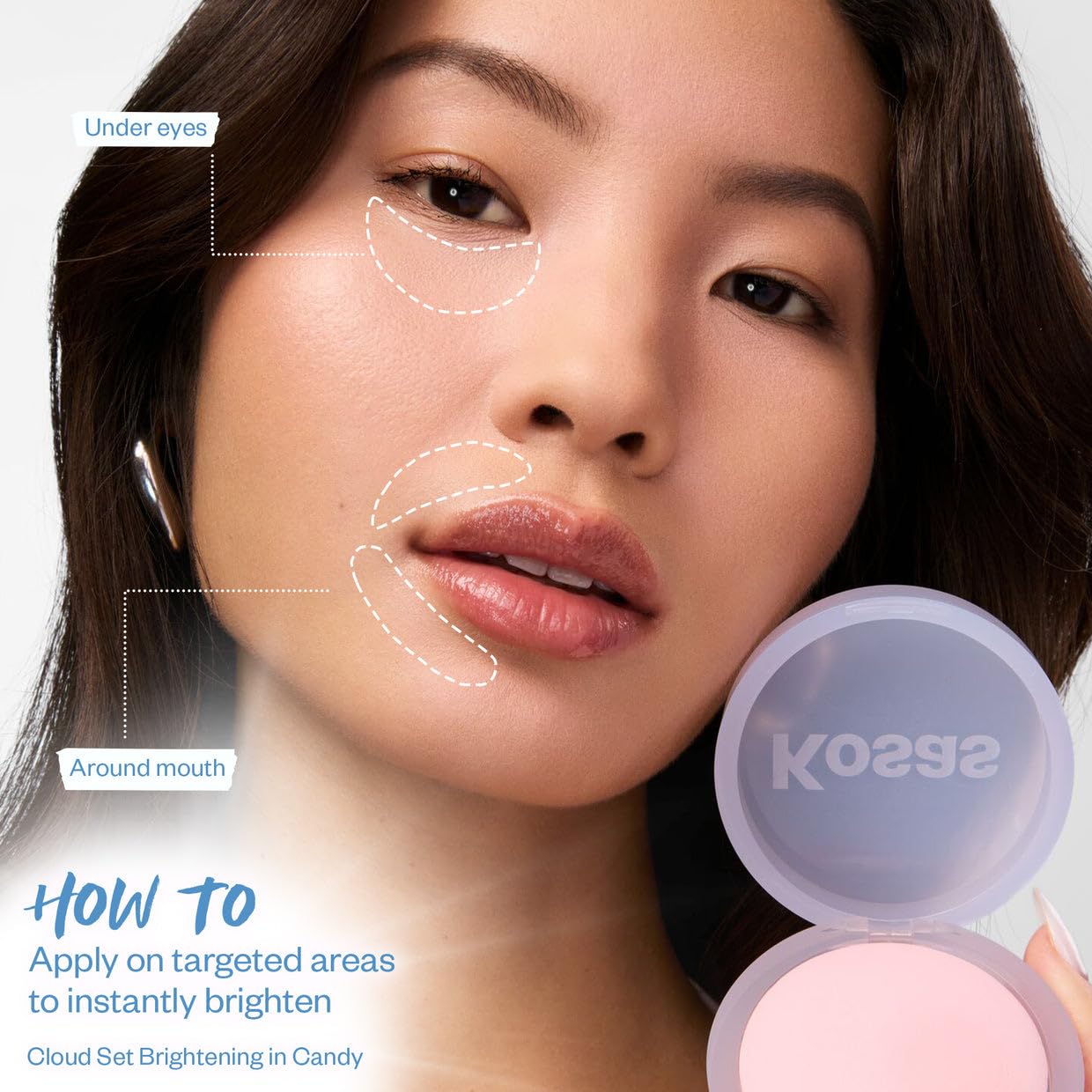 Kosas Cloud Set Brightening Baked Powder – Under Eye Setting Powder, Talc-Free Soft Focus Finish, Candy Kosas Au supplements
