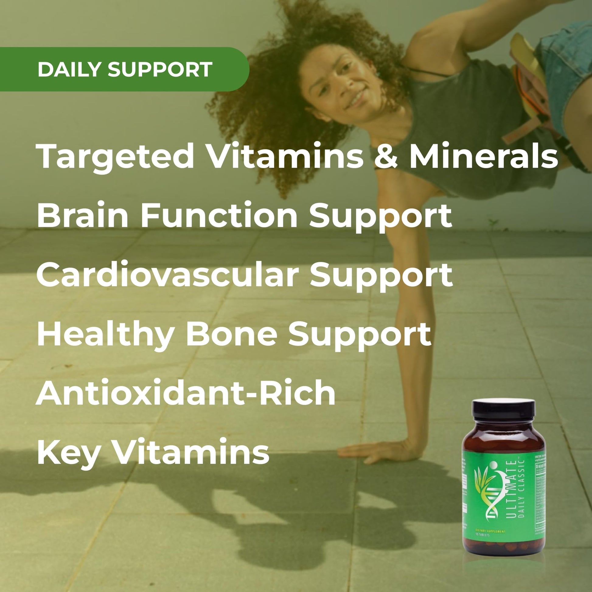 Youngevity Ultimate Daily Classic – Multivitamin with Essential Vitamins, Minerals, Amino Acids, and Antioxidant-Rich Botanicals – Supports Cardiovascular, Brain, Bone, and Bone Health – 90 Tablets Youngevity Au supplements