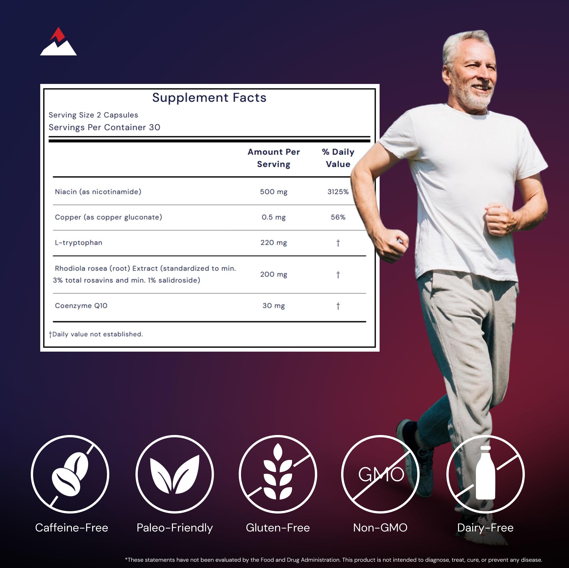 Novex Biotech Oxydrene NAD+ Enhancer - Natural Supplement Promoting Metabolism and Cardiovascular Support for Men and Women - (60 Capsules) Novex Biotech Au supplements