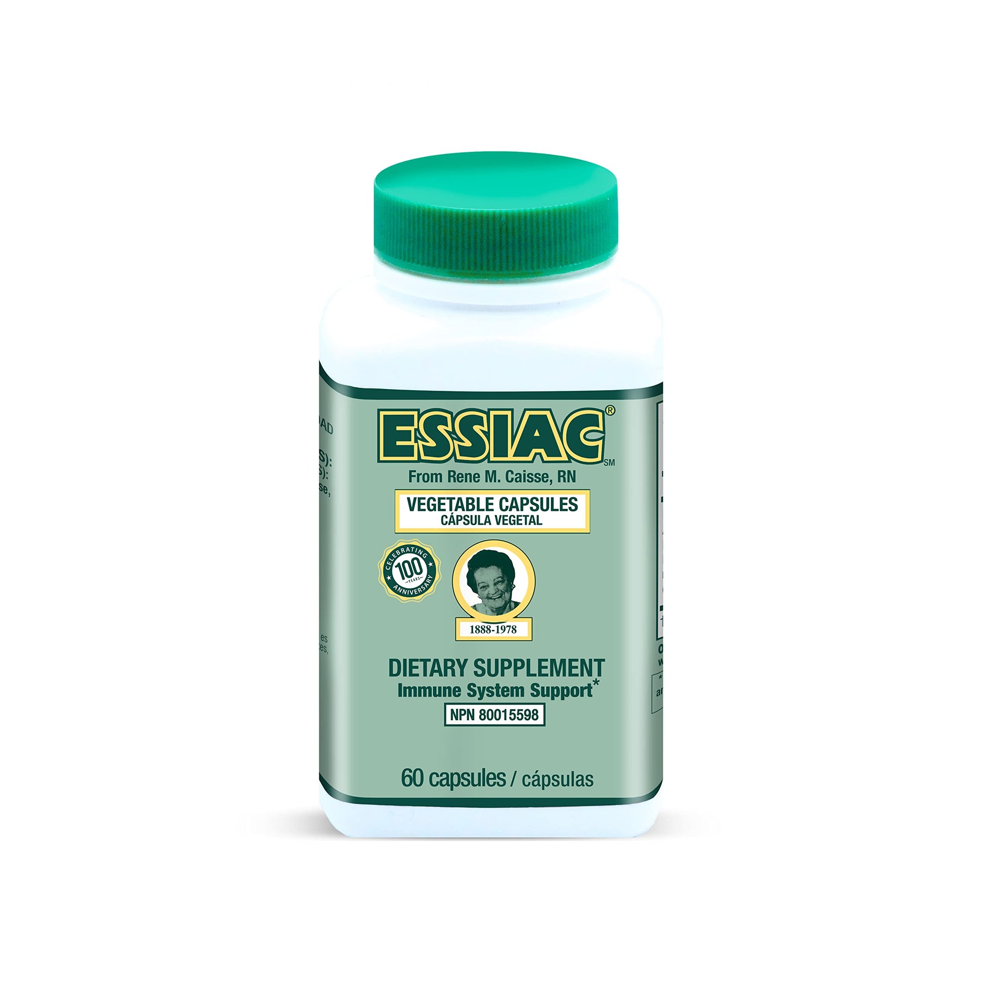 ESSIAC Tea All-Natural Herbal Extract Capsules – 60 Capsules | Powerful Antioxidant Blend to Help Promote Overall Health & Well-Being | Original Formula Since 1922 Essiac Au supplements