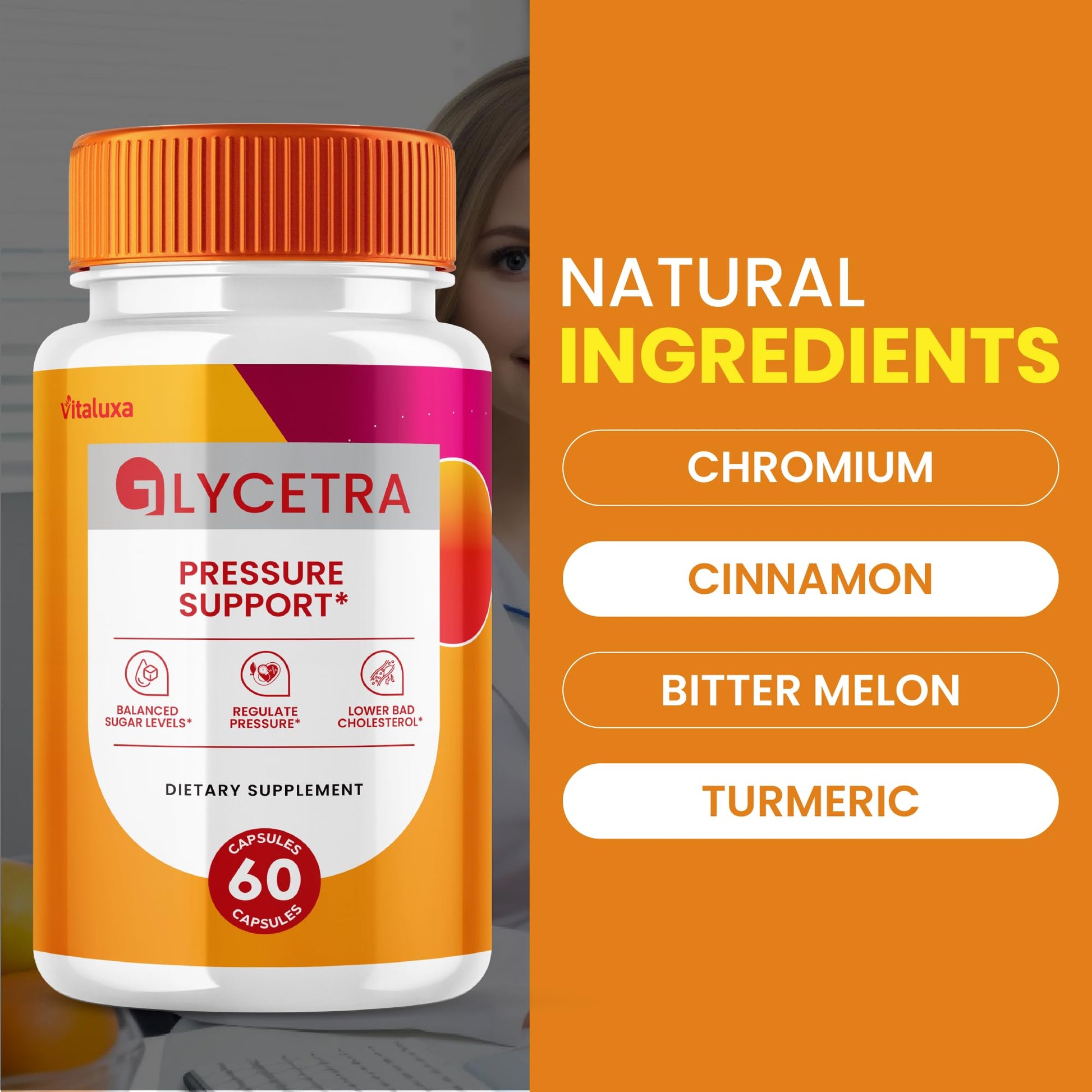 (2 Pack) Glycetra Capsules, Glycetra Blood Support Supplement Advanced Formula Premium Blend All Natural Balance Flow, Glicetra Pills Maximum Strength Glycogen Support Health Wellness Review (120 Ct) Vitaluxa Au supplements