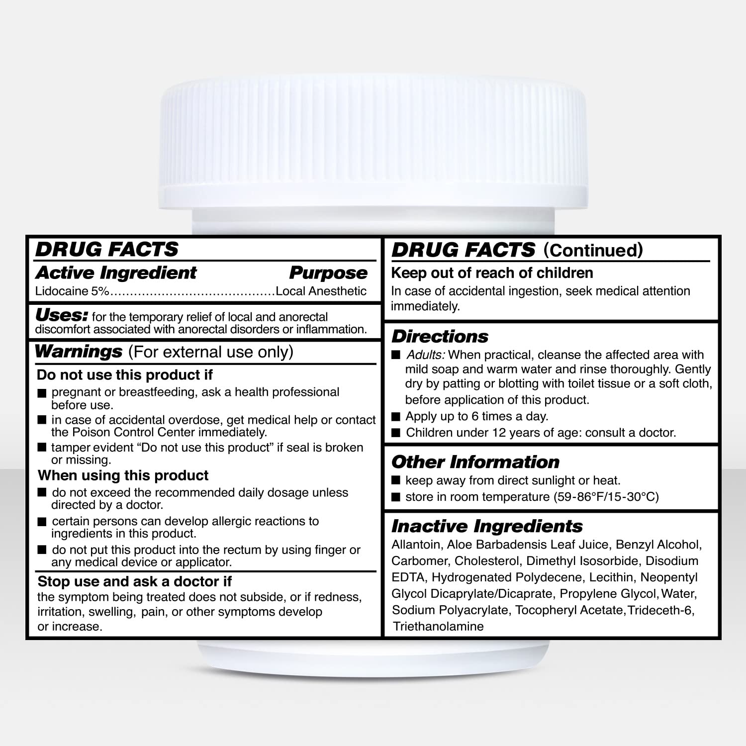 Clinical Resolution Numb Master 5% Lidocaine Cream Fast-Acting OTC anesthetic for Pain, Itch, Burns & Hemorrhoids with Vitamin E & Aloe for Soothing Relief Maximum Strength 4.2 Ounce Clinical Resolution Au supplements