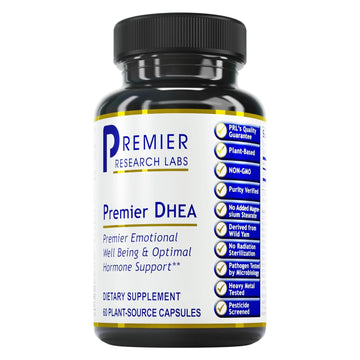Premier Research Labs Premier DHEA - DHEA Supplement for Women & Men, Pure DHEA 25mg, Hormone Support for Healthy Aging, Wild Yam DHEA, Vegan Friendly - 60 Vegetarian Capsules Premier Research Labs Au supplements