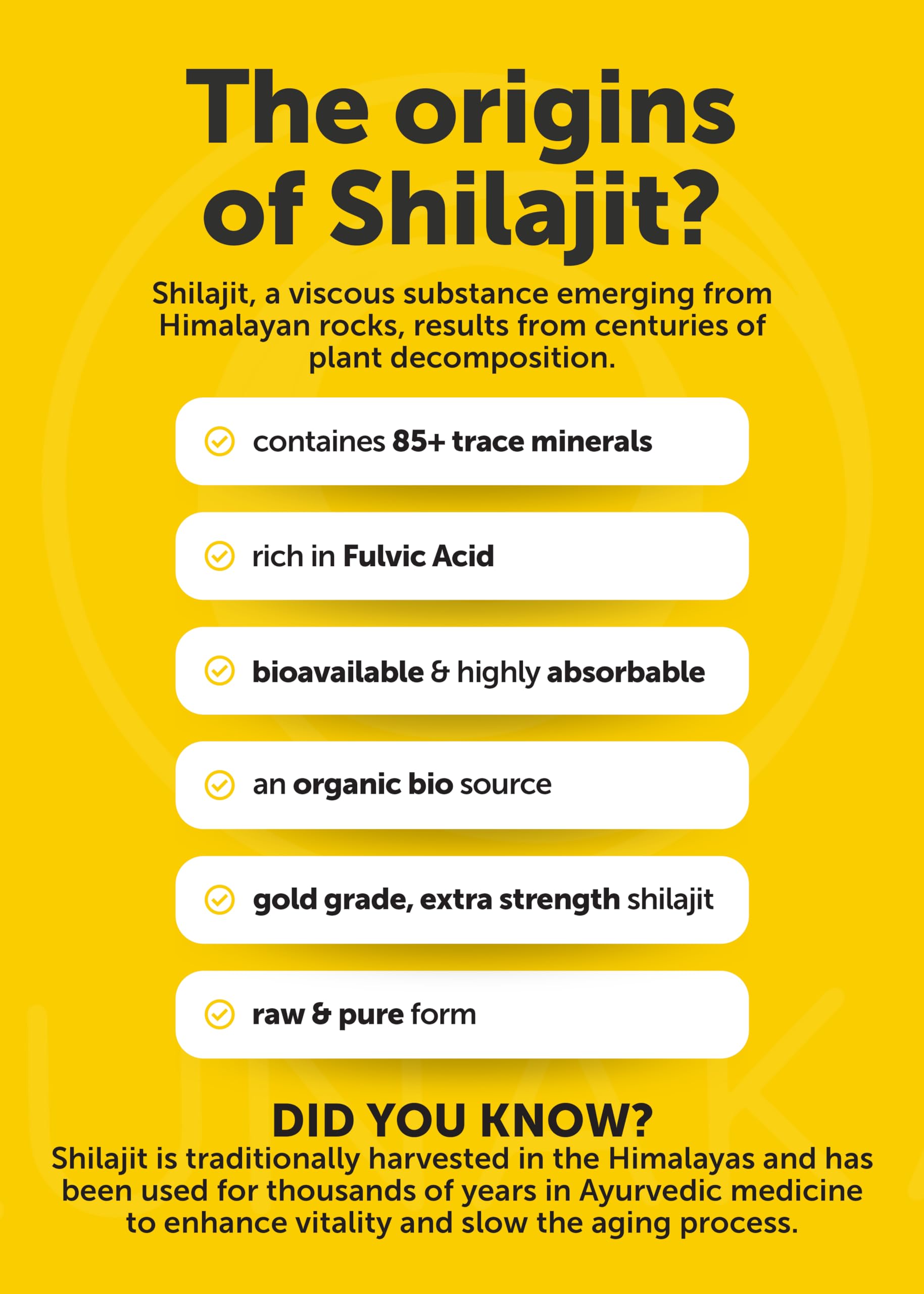Lunakai USA Made Pure Shilajit Capsules with Ashwagandha, Rhodiola & Cordyceps - Extra Strength Shilajit Extract for Men & Women, 60ct Lunakai Au supplements