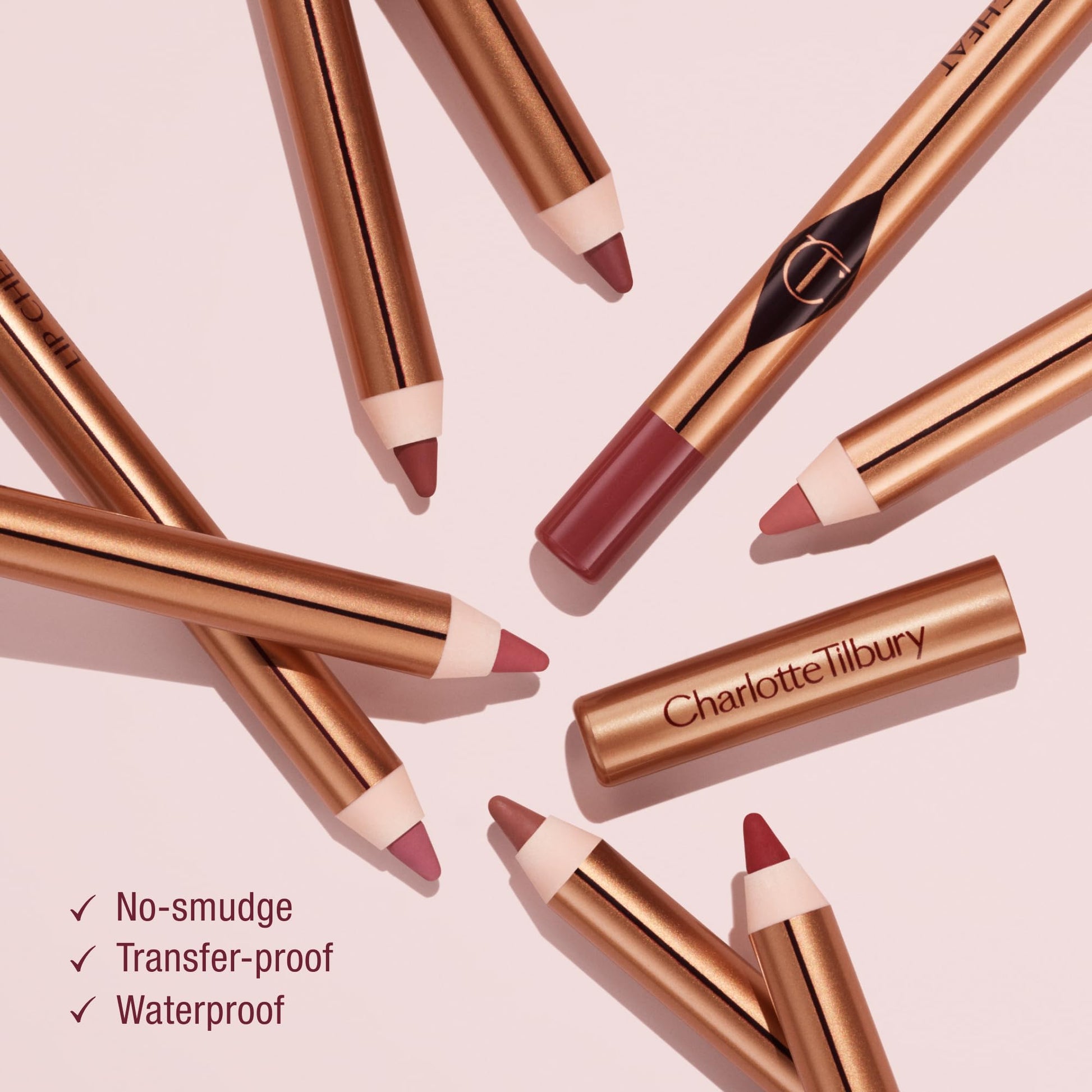 Charlotte Tilbury Lip Cheat Lip Liner Pencil - Gives Lips a Fuller-Looking, Defined Pout - Enriched with Jojoba Oil & Hyaluronic Acid - Waterproof, Smudge-Proof & Transfer-Proof - Foxy Brown Charlotte Tilbury Au supplements