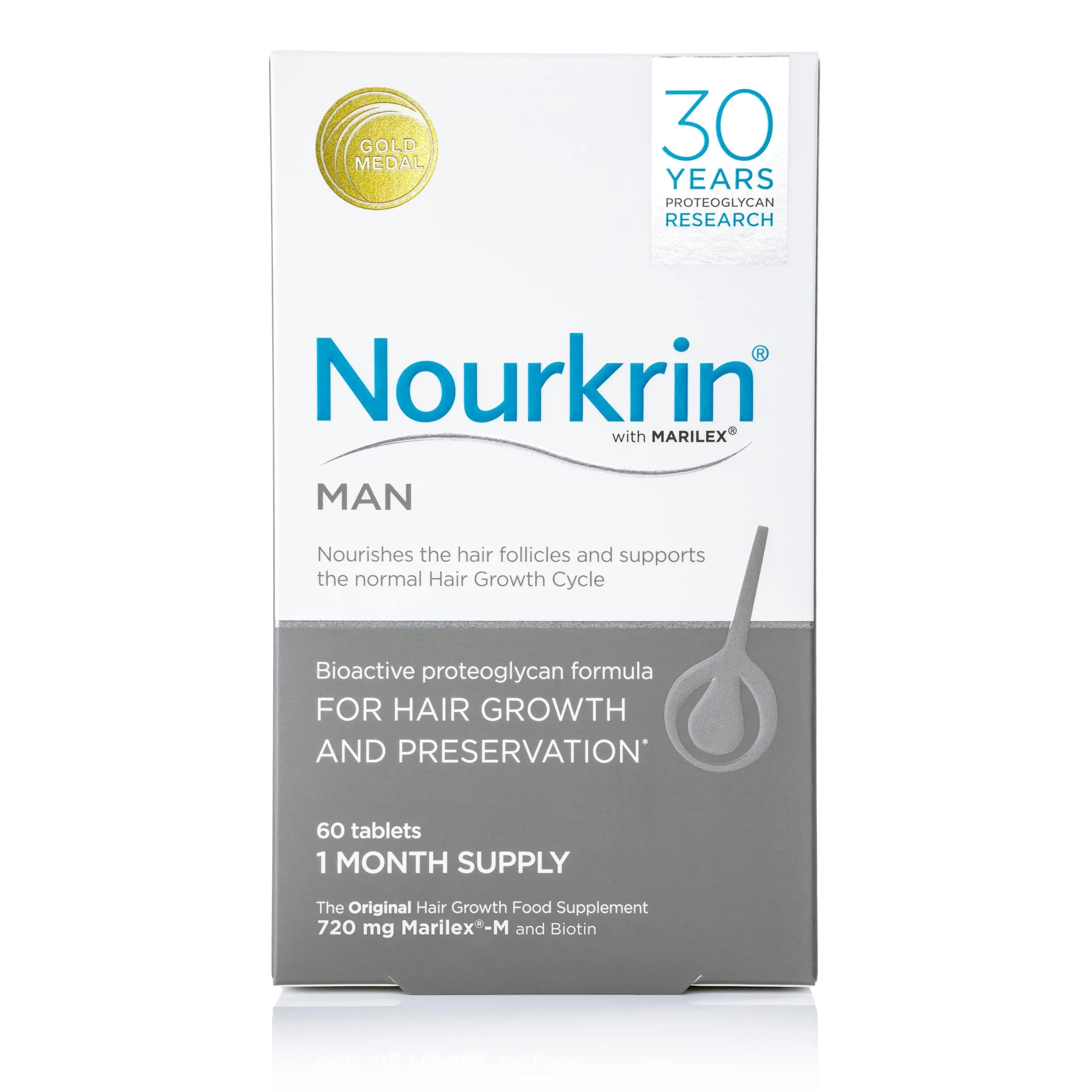 Nourkrin Man 60 Tablets (1 Month Supply) Nourkrin Au supplements
