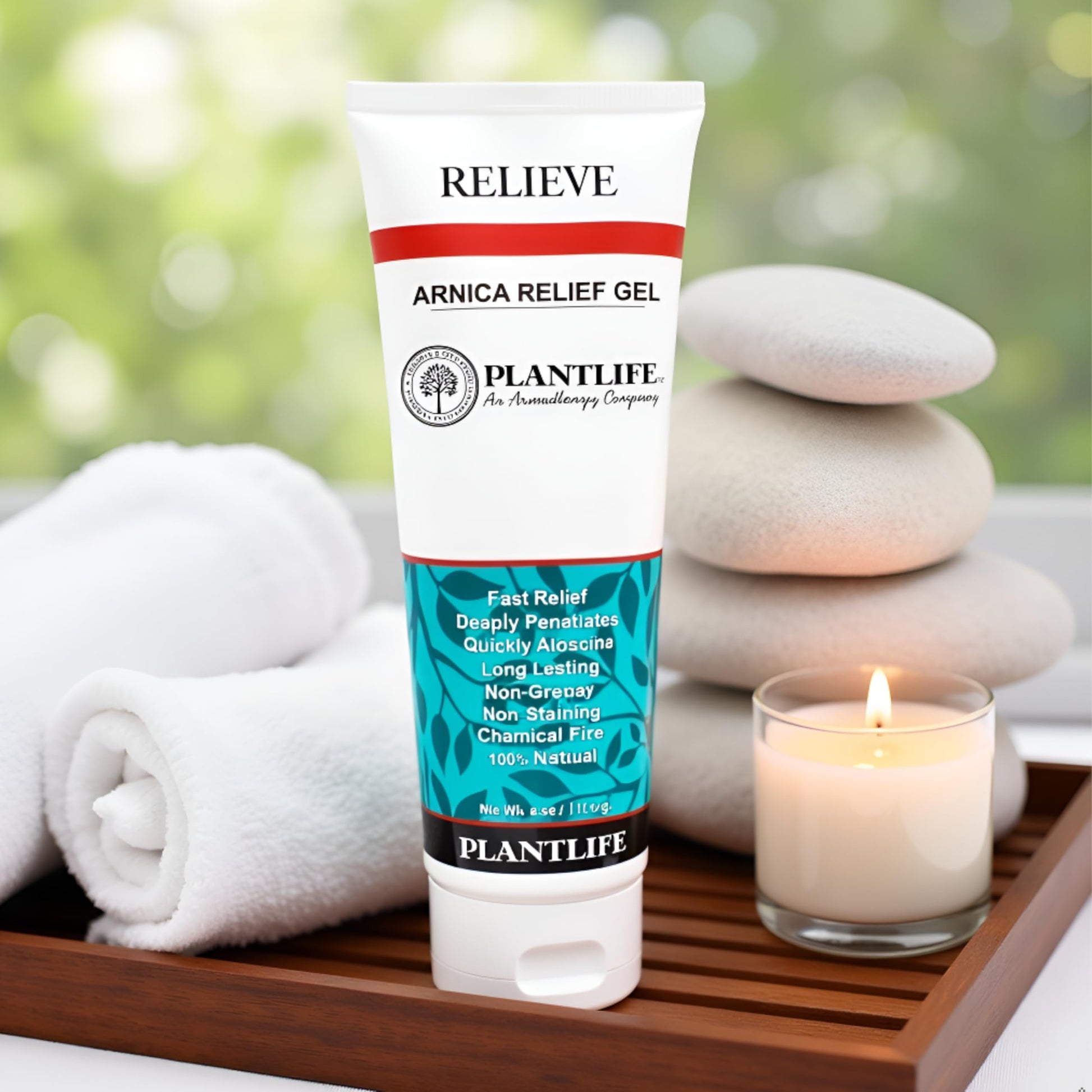 Plantlife Arnica Relieve Gel - Made with Arnica and 100% Pure Essential Oils - Relieve Products are a Homeopathic Solution for Everyday Use - Works Quickly and Effectively - Made in California Plantlife Au supplements