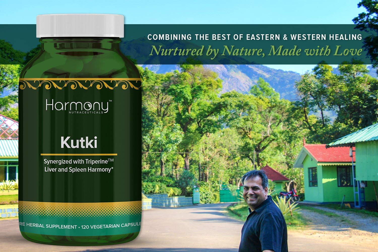 Kutki Supreme - Harmony Nutraceuticals Ayurvedic Medicine for Healthy Skin, Immune and Respiratory Systems - 120 Vegan Organic Capsules Harmony Nutraceuticals Au supplements