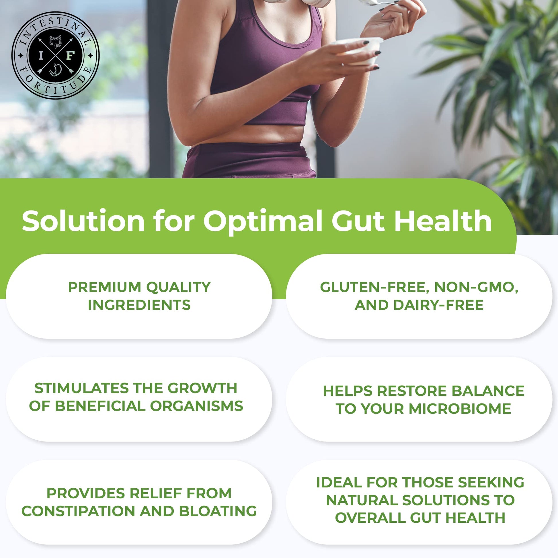Intestinal Fortitude Phage 1 - Ultimate Gut Health Supplement, Total Restore Intestinal Defense, Patented Bacteriophage Blend for Gut Support, Digestive & Immune System Health, Destroy Bad Bacteria Intestinal Fortitude Au supplements