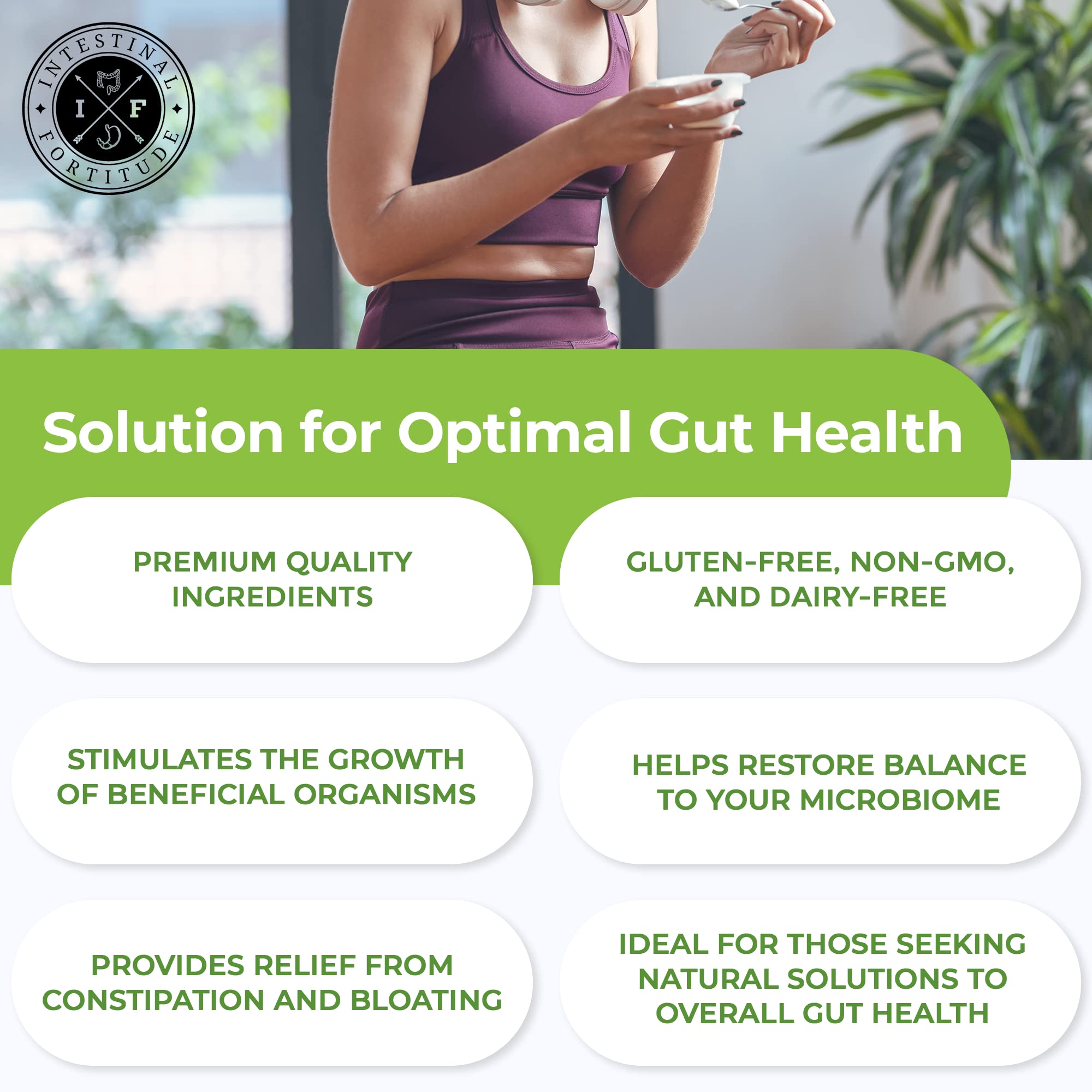 Intestinal Fortitude Phage 1 - Ultimate Gut Health Supplement, Total Restore Intestinal Defense, Patented Bacteriophage Blend for Gut Support, Digestive & Immune System Health, Destroy Bad Bacteria Intestinal Fortitude Au supplements