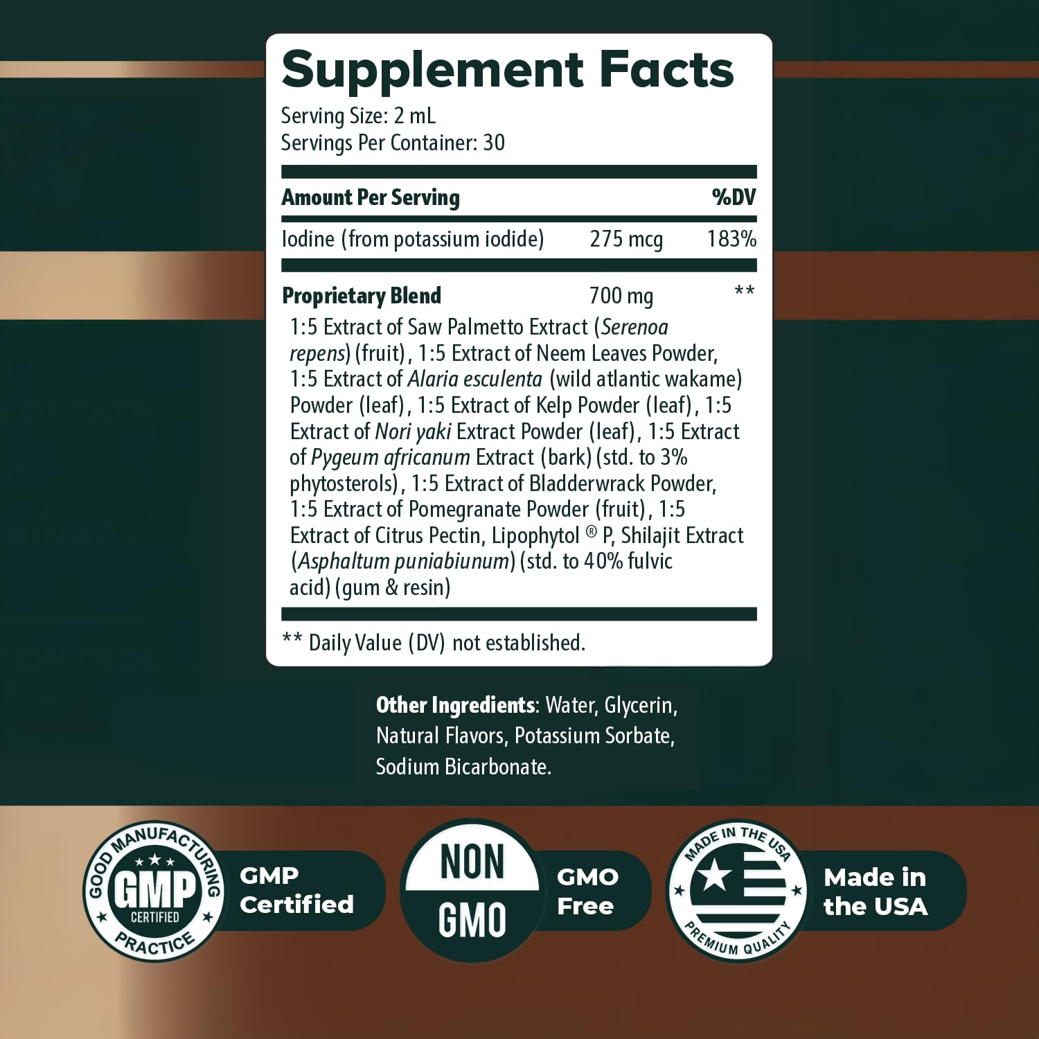 Nature’s NutriWave ViriFlow Liquid Supplement with Plant & Mineral Extracts – Natural Formula, Non-GMO, Made in USA, GMP-Certified – Easy-to-Use Liquid Drops, 60 mL, 2 Oz, 1 Month Supply Nature’s NutriWave Au supplements