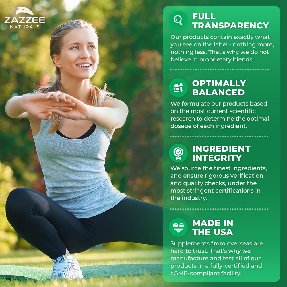 Zazzee Extra Strength 1,3/1,6 Beta Glucans, 1000 mg, 100% Concentrated, 90 Vegan Capsules, Supports a Healthy Immune System, 100% Vegetarian, All-Natural and Non-GMO Zazzee Au supplements