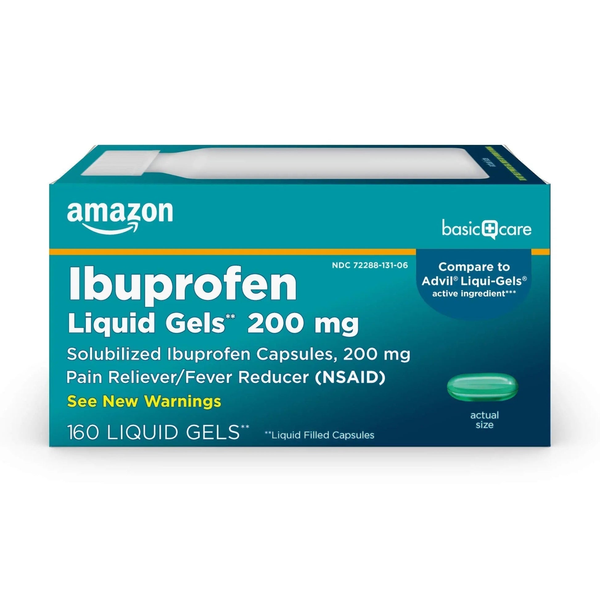 Basic Care Ibuprofen Liquid Gels, 160 Count Amazon Basic Care Au supplements