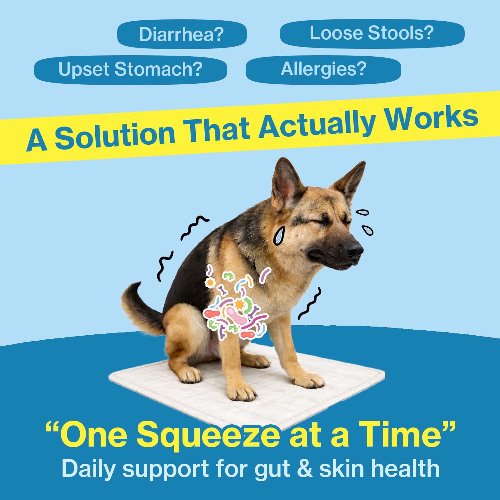 Doctor By Squeeze Probiotics for Dogs Gut Health Immunity Skin&Allergy Care Diarrhea Relief Digestive Stomach Support with L. crispatus KT-11 Lickable Paste Formula Individually Packaged, Chicken Doctor By Au supplements