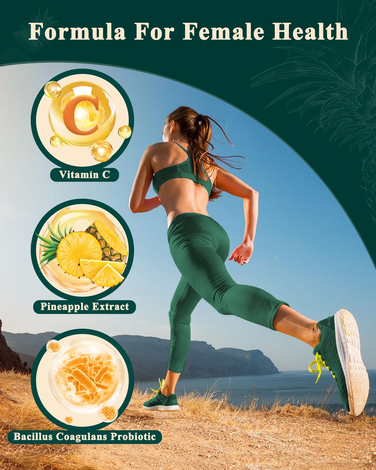 Zenvorica Premium Feminine Balance Gummies for Women - Hawaiian Pineapple pH Balance Probiotic Gummies for Odor and Flora Wellness, Immune Support, Vegan, 60 Count Zenvorica Au supplements