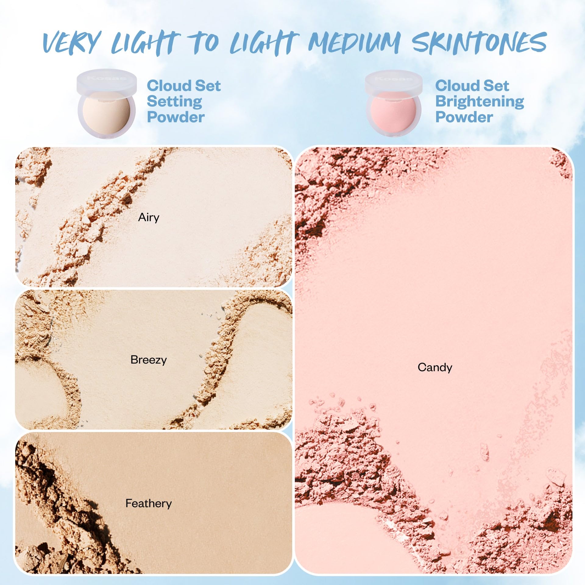 Kosas Cloud Set Baked Setting Powder, Face Powder Makeup for Shine Control, Soft Natural Finish, Clean Beauty Formula, Feathery, Sheer Light Medium Kosas Au supplements