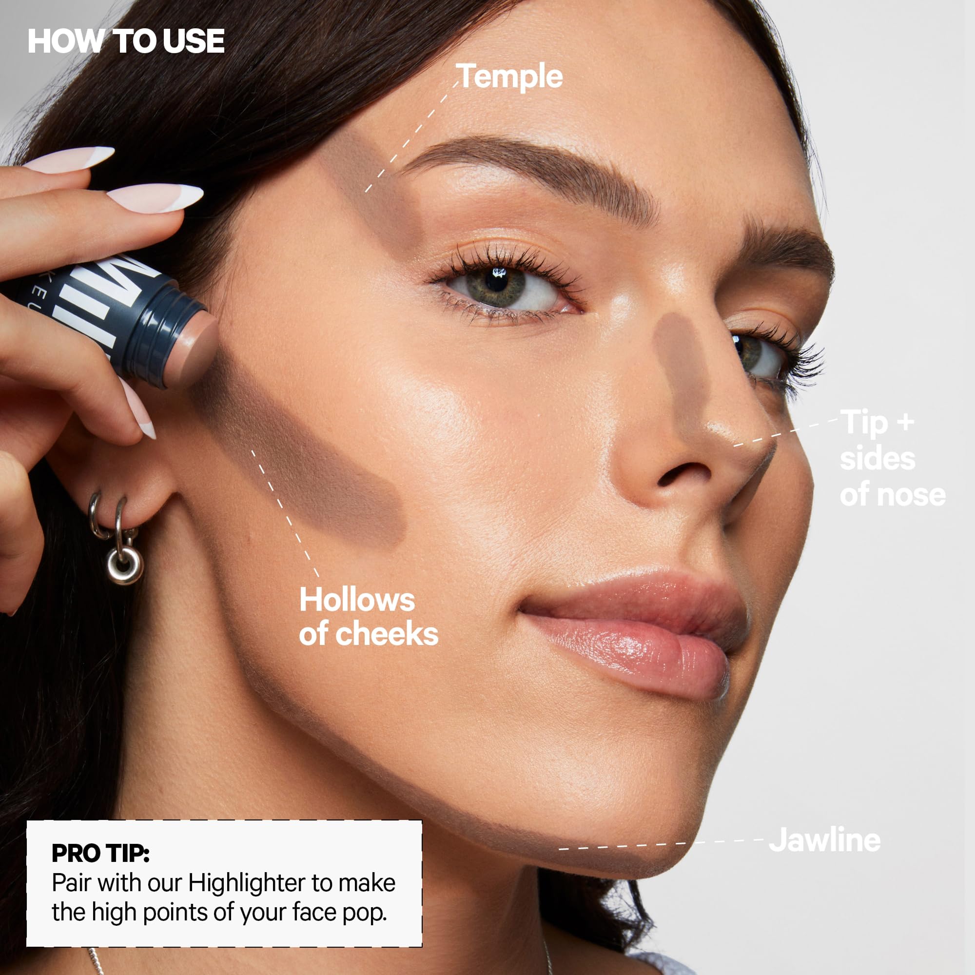 Milk Makeup Sculpt Stick – Cool-Toned Cream Contour Stick Adds Depth, Dimension + Shape for Natural-Looking Shadows – Hydrating, Buildable Formula w/Thyme Extract – Toasted (Fair to Light), 0.19 oz Milk Makeup Au supplements